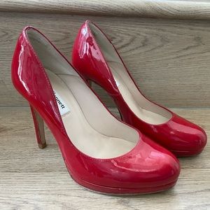 L.K. Bennet patent leather pumps